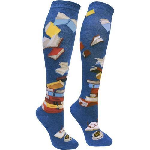 Bibliophile, Women's Knee-high - ModSock - The Sock Monster