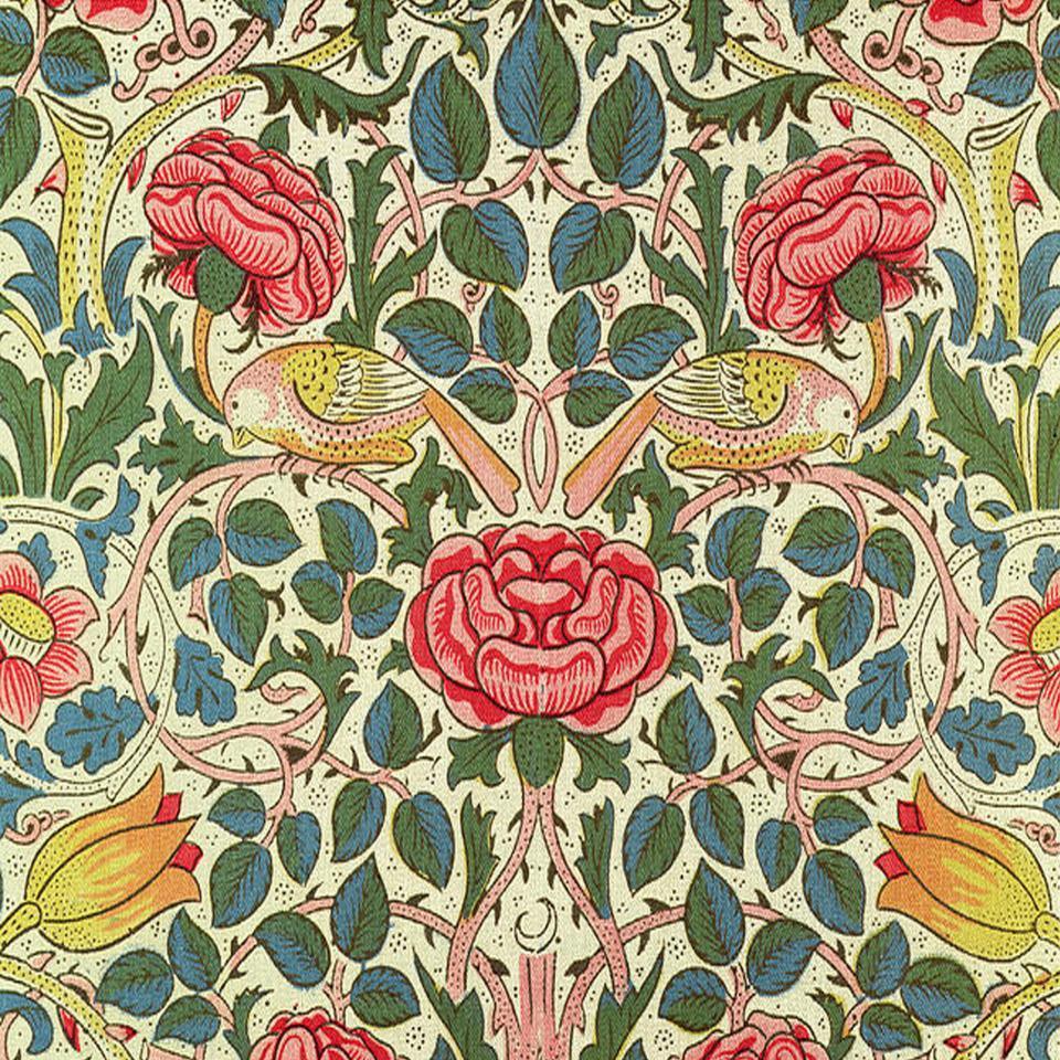 Bird and Rose by William Morris | Printed Tights - Tabbisocks - The Sock Monster
