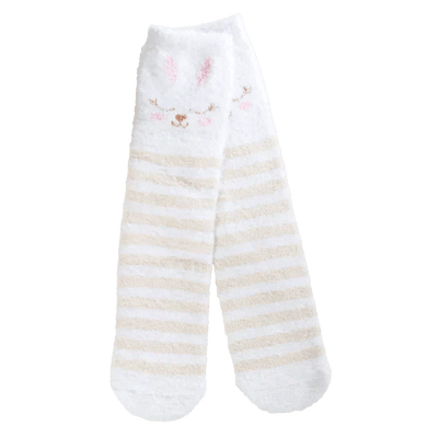 Bunny Spring Feather, Women's Crew - World's Softest - The Sock Monster