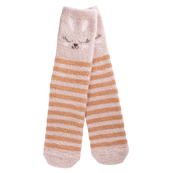 Bunny Spring Feather, Women's Crew - World's Softest - The Sock Monster