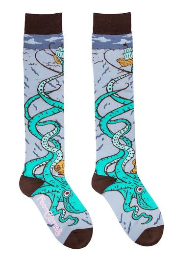 Attack of the Kraken | Knee High Socks