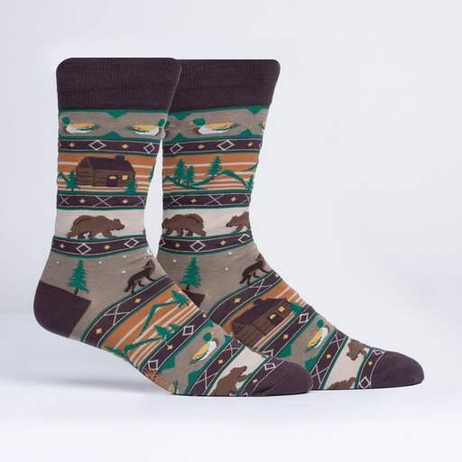 Cabin Life, Men's Crew - Sock It To Me - The Sock Monster