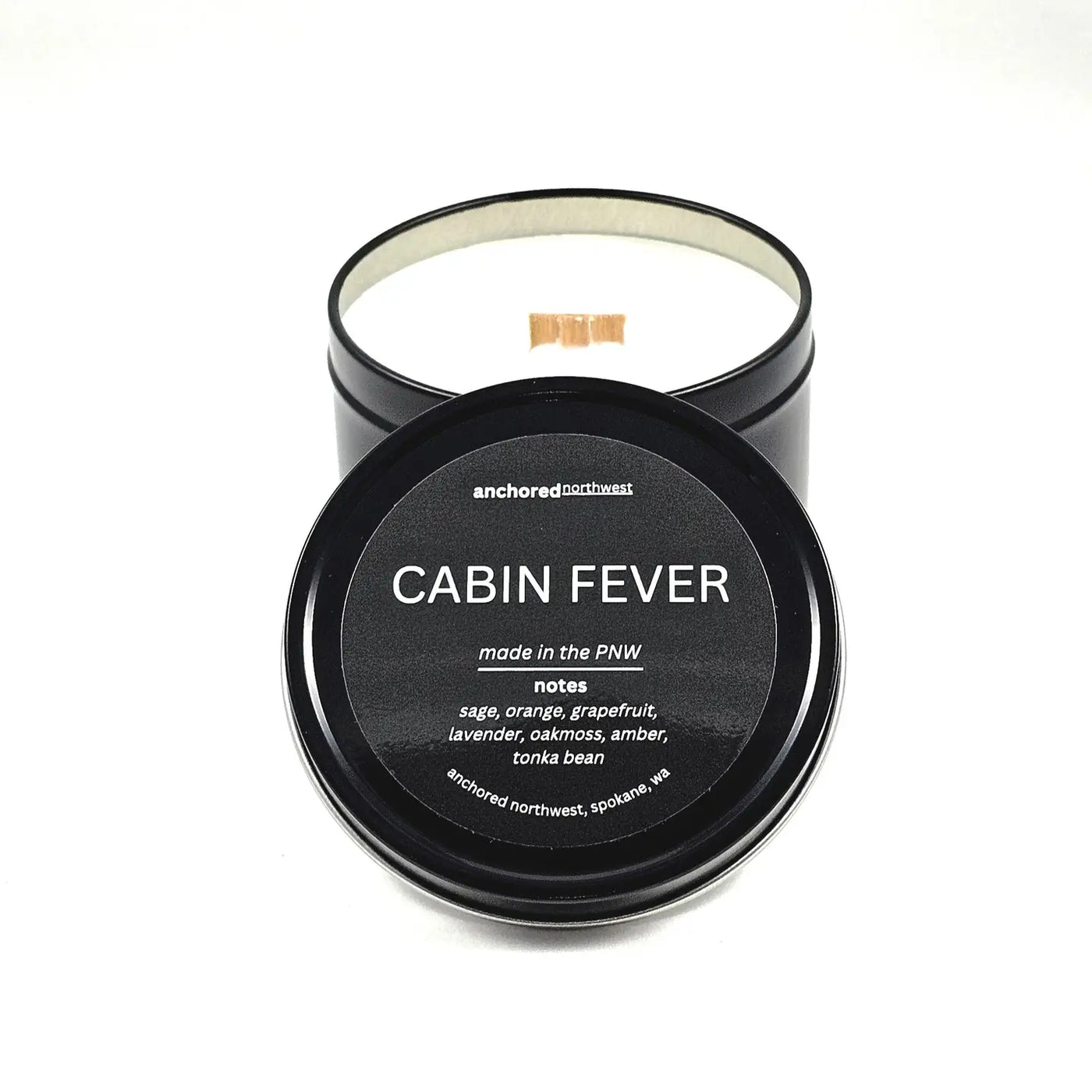 Cabin Fever | Wood Wick | 6oz Soy Candle