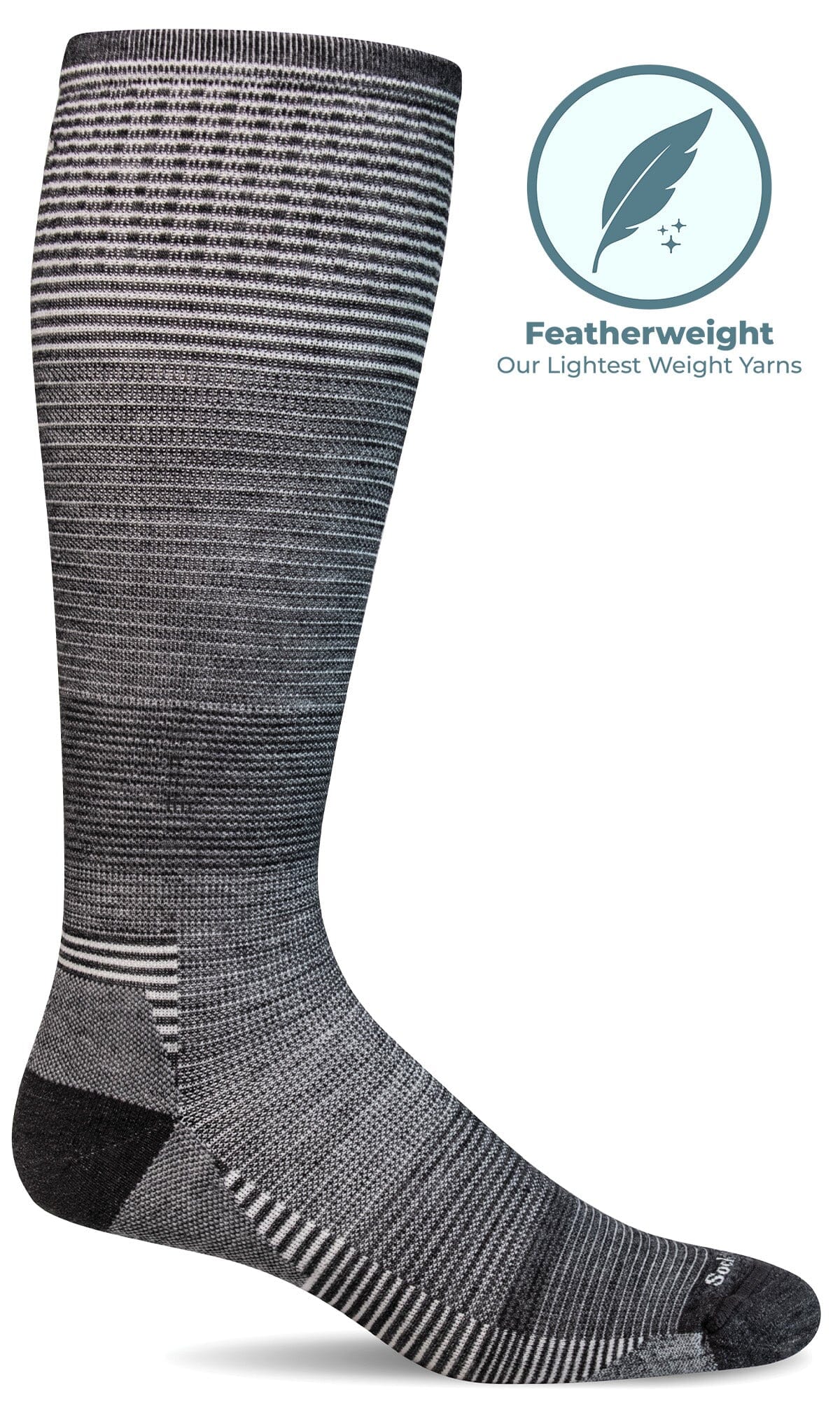 Cadence OTC | Lightest Weight Fit | Men's Moderate Compression Knee-High