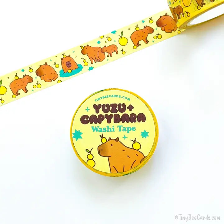 Capybara & Yuzu | Washi Tape