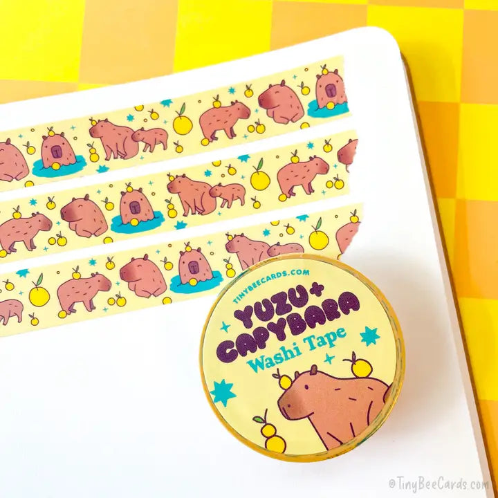 Capybara & Yuzu | Washi Tape