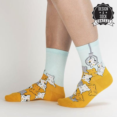 Cat Claw Crew Socks - Sock It To Me - The Sock Monster