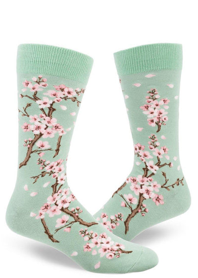 Cherry Blossom, Men's Crew - ModSock - The Sock Monster