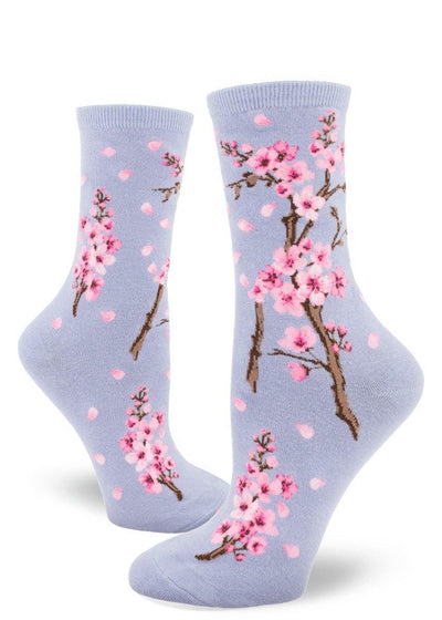 Cherry Blossom, Women's Crew - ModSock - The Sock Monster