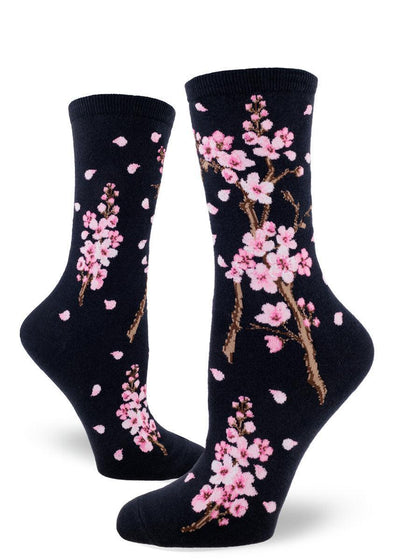 Cherry Blossom, Women's Crew - ModSock - The Sock Monster