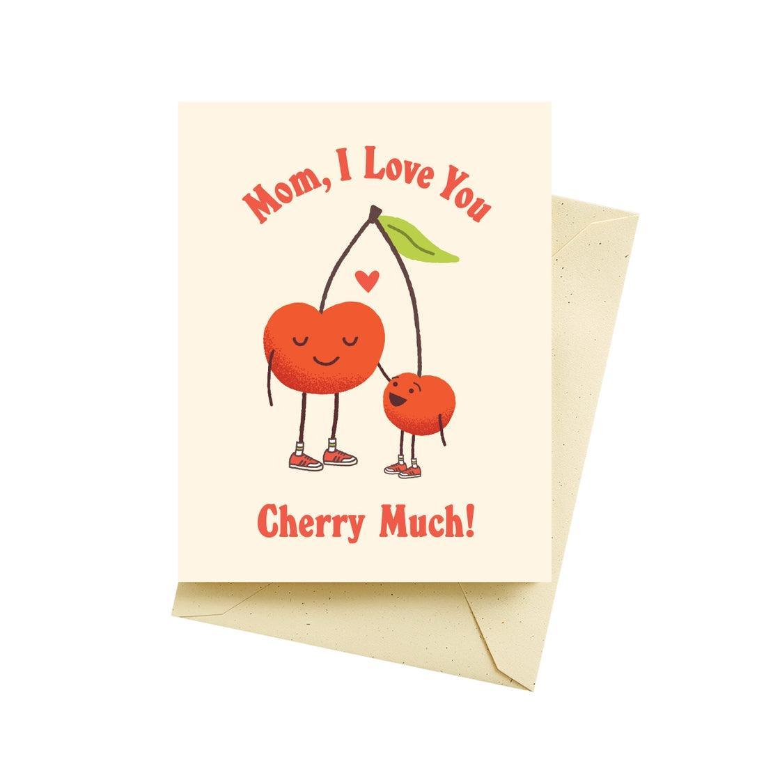 Cherry Mother's Day Cards - Seltzer - The Sock Monster