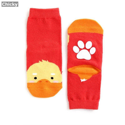 Chicky Non-Skid Zoo Socks - Zoo Socks - The Sock Monster