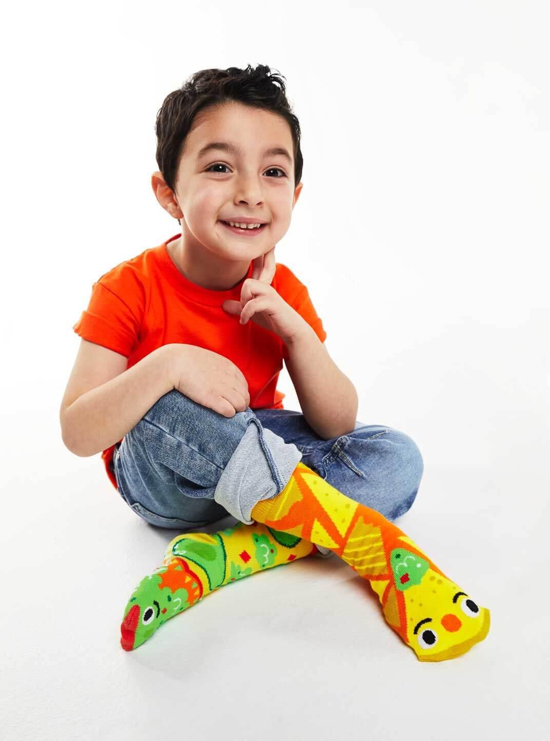 Chips & Guac | Kids Socks | Mismatched Cute Crazy Fun Socks - Pals Socks - The Sock Monster