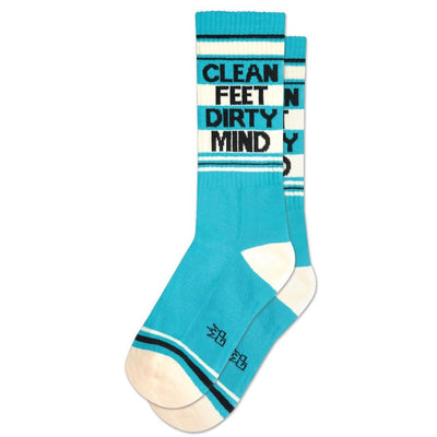 CLEAN FEET DIRTY MIND Gym Socks - Gumball Poodle - The Sock Monster