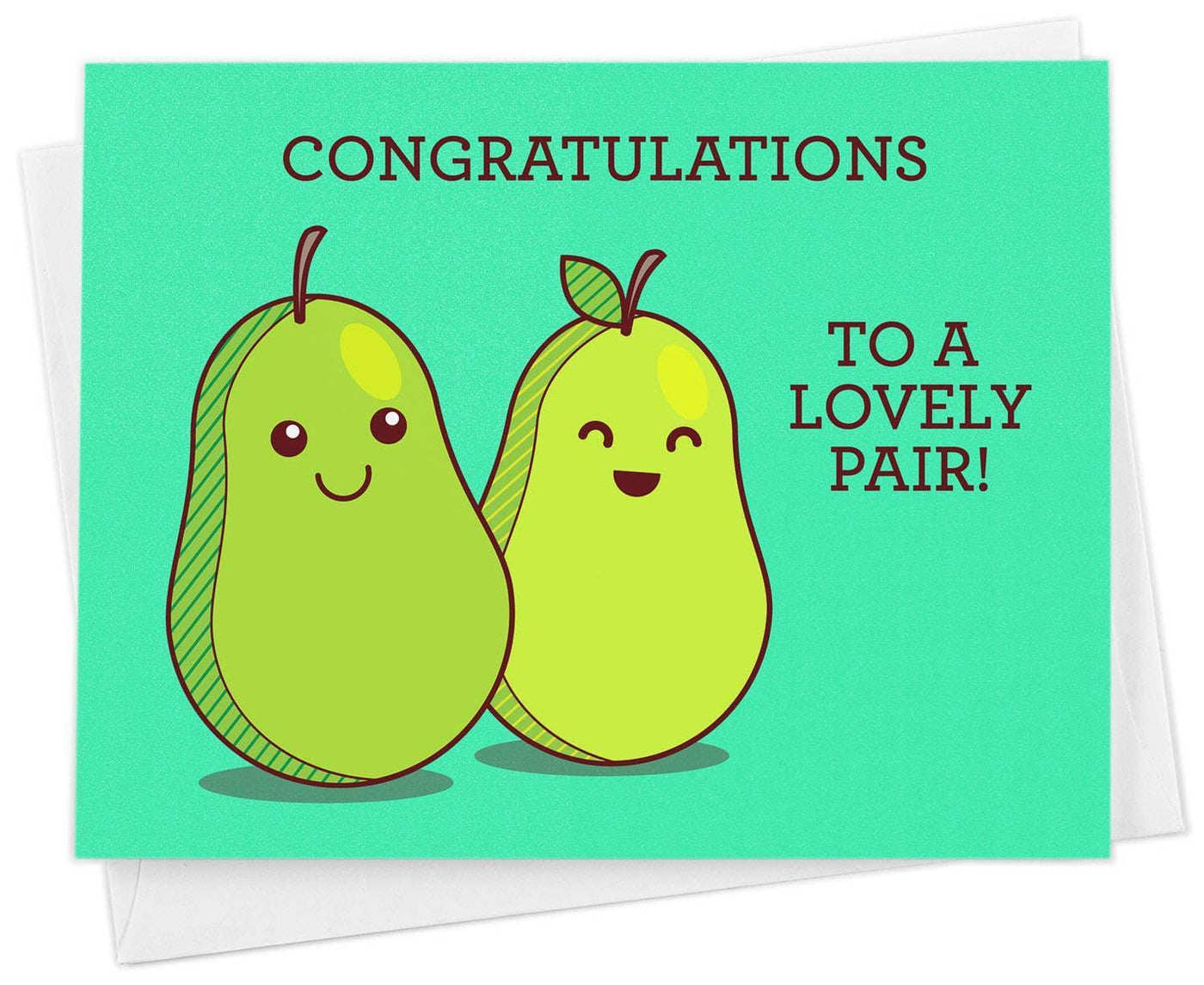 "Congratulations to a Lovely Pair" | Wedding or Engagement Card - Tiny Bee Cards - The Sock Monster