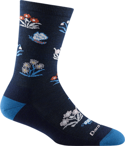 Cottage Bloom, Women's Lightweight Crew #6077 - Darn Tough - The Sock Monster