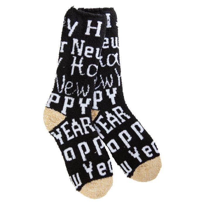 Cozy Collection New Years, Women's Crew - World's Softest - The Sock Monster