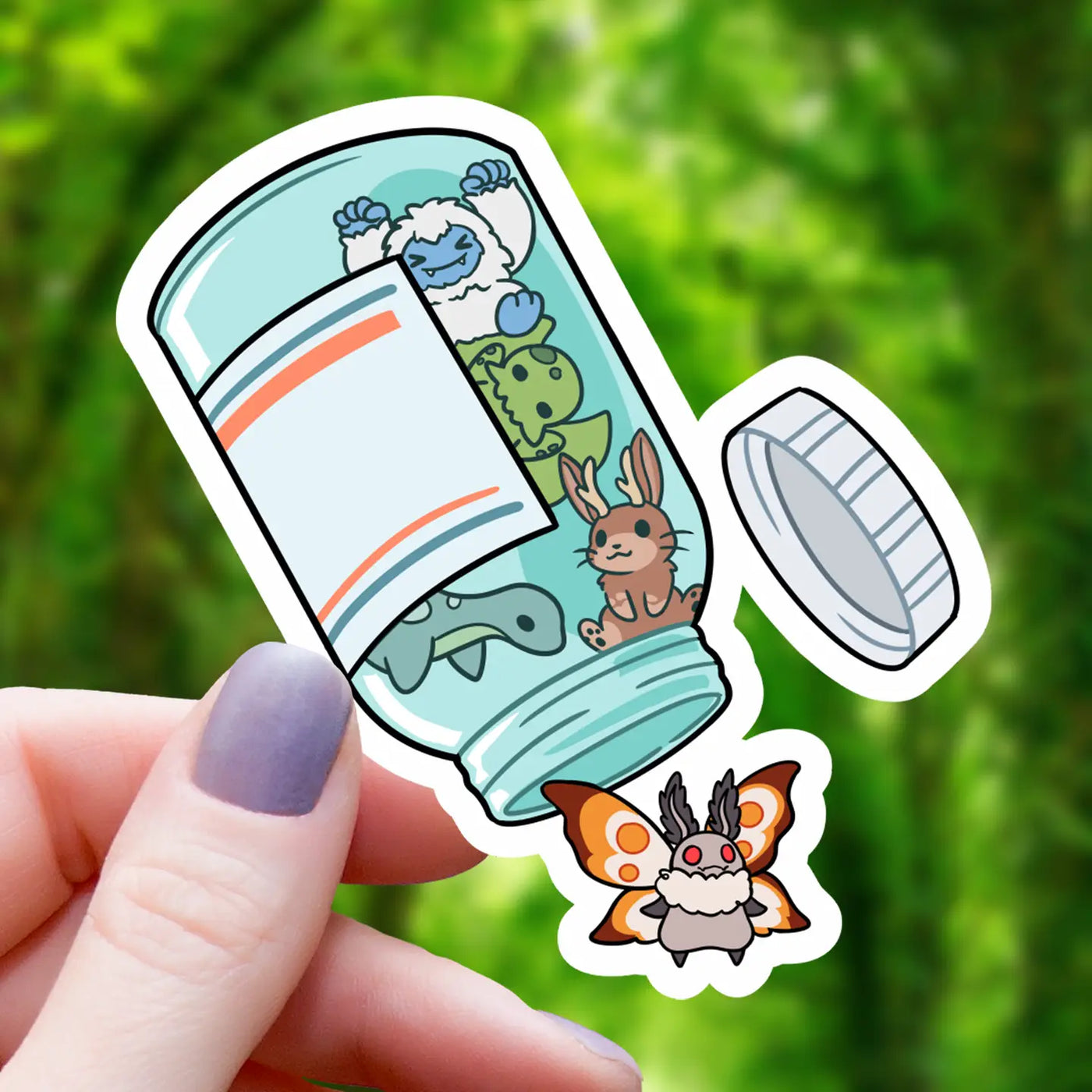 Cryptid Monster Medicine | Vinyl Sticker