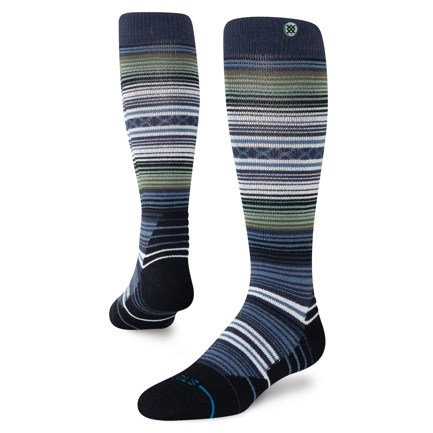 Curren | Merino Blend | Unisex Over-the-Calf Snow Socks