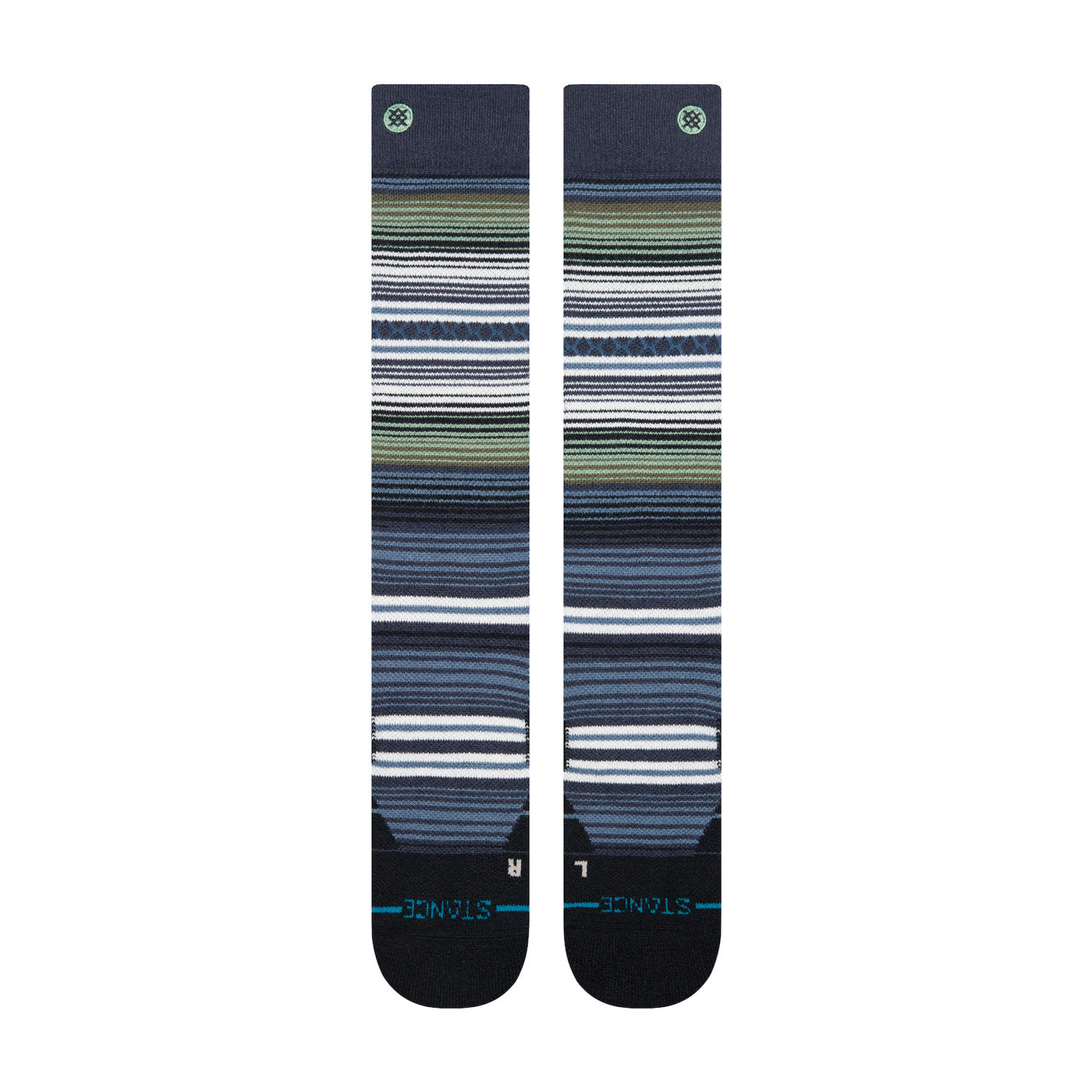 Curren | Merino Blend | Unisex Over-the-Calf Snow Socks