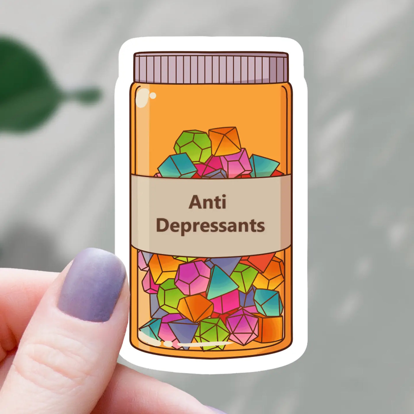Dice Anti-Depressants | Vinyl Sticker