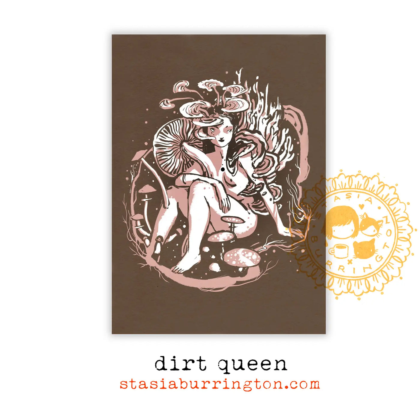 Postcard - Dirt Queen | Mini Print - 5x7