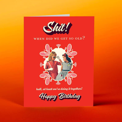 Doing It Together | Birthday Card - Offensive Delightful - The Sock Monster