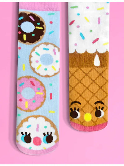 Donut and Ice Cream | Kids Socks | Mismatched Fun Socks