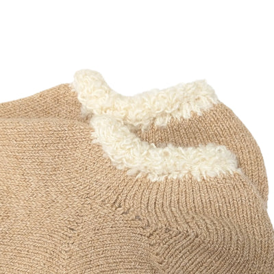 Handcrafted Slipper Socks | Airy Grace Organic Cotton | Large