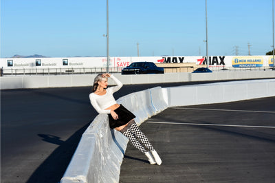 Game Day! | Thigh Highs | Petite to Plus Size | Black & White