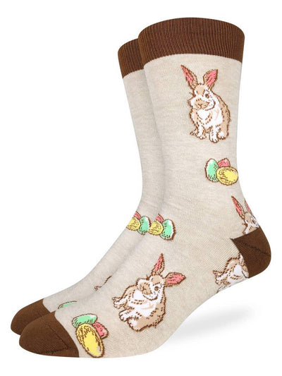 Easter Bunny Eggs, Large (7-12 Men's) Crew - Good Luck Sock - The Sock Monster