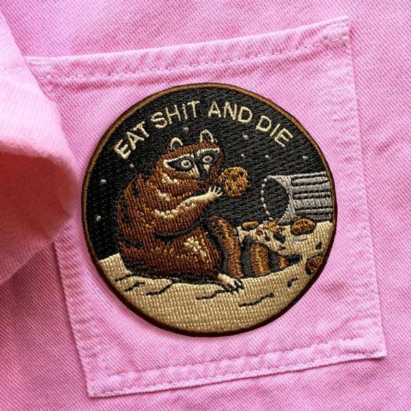Eat Shit and Die Patch - Groovy Things - The Sock Monster
