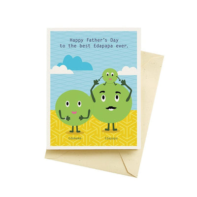 "Edapapa" Father's Day Card - Seltzer - The Sock Monster