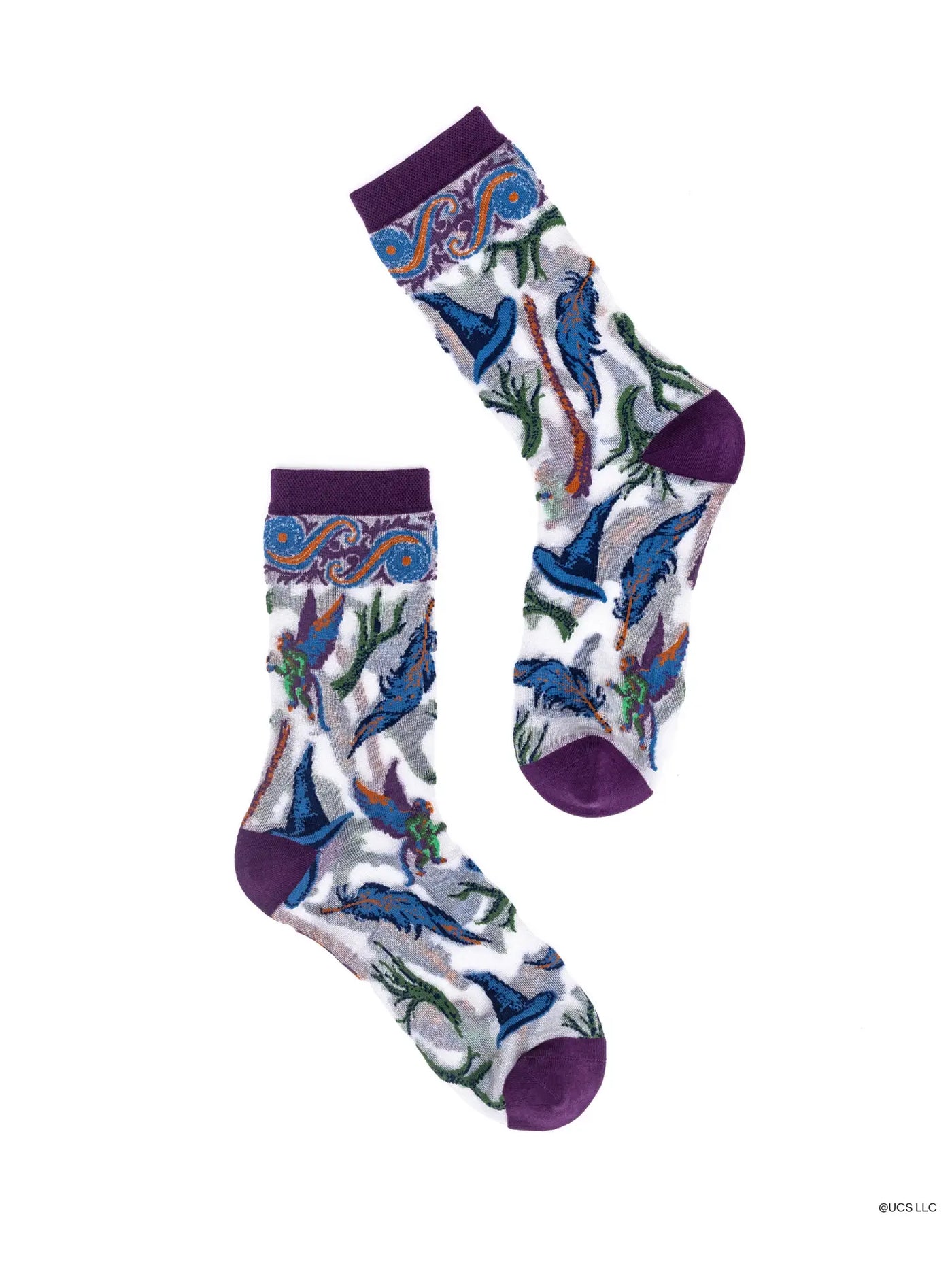 Elphaba's Power | Wicked | Shimmer Sheer Crew Sock