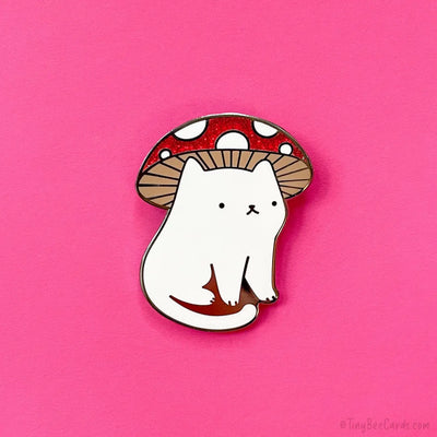 Mushroom Kitty | Enamel Pin