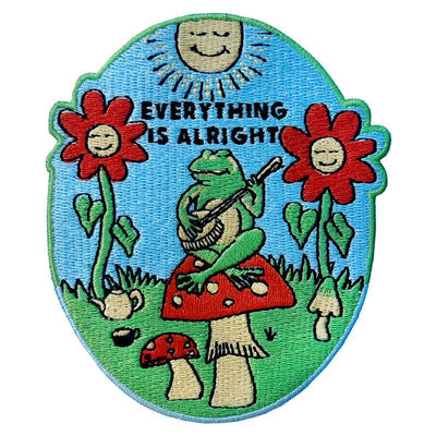 Everything Is Alright Patch - Groovy Things - The Sock Monster