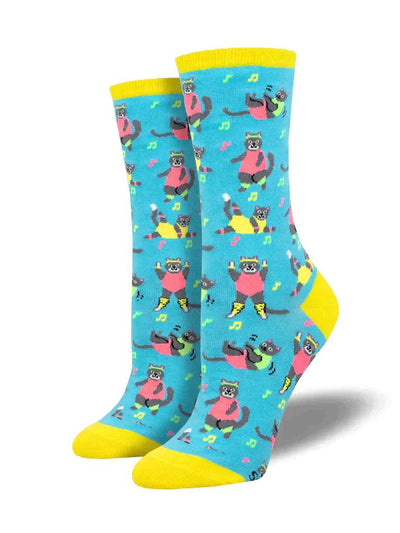 EXERCISE CATS, Women's Crew - Socksmith - The Sock Monster