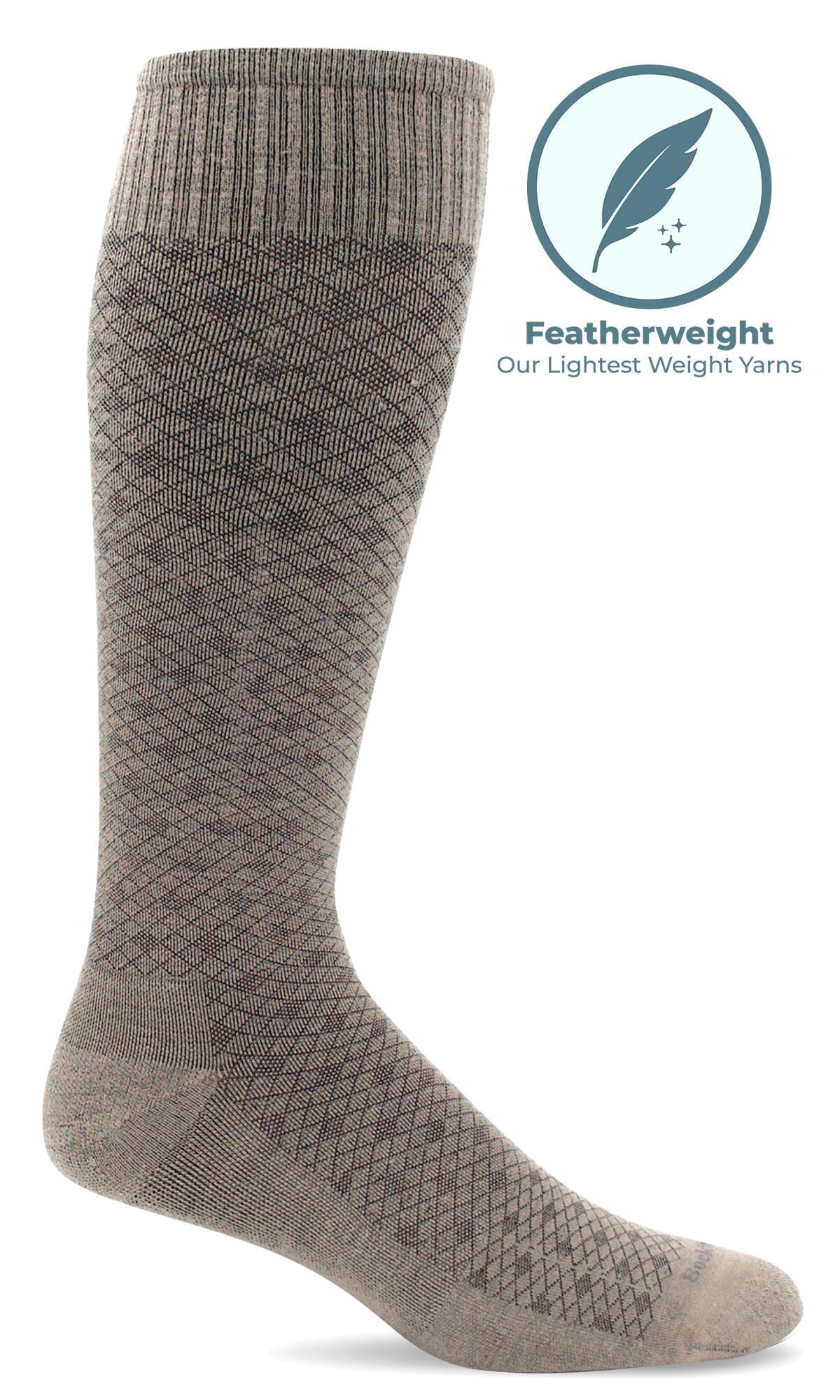 Featherweight | Men's Moderate Compression Knee-High