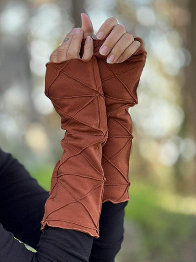 Texture Fingerless Gloves | Bamboo Fleece