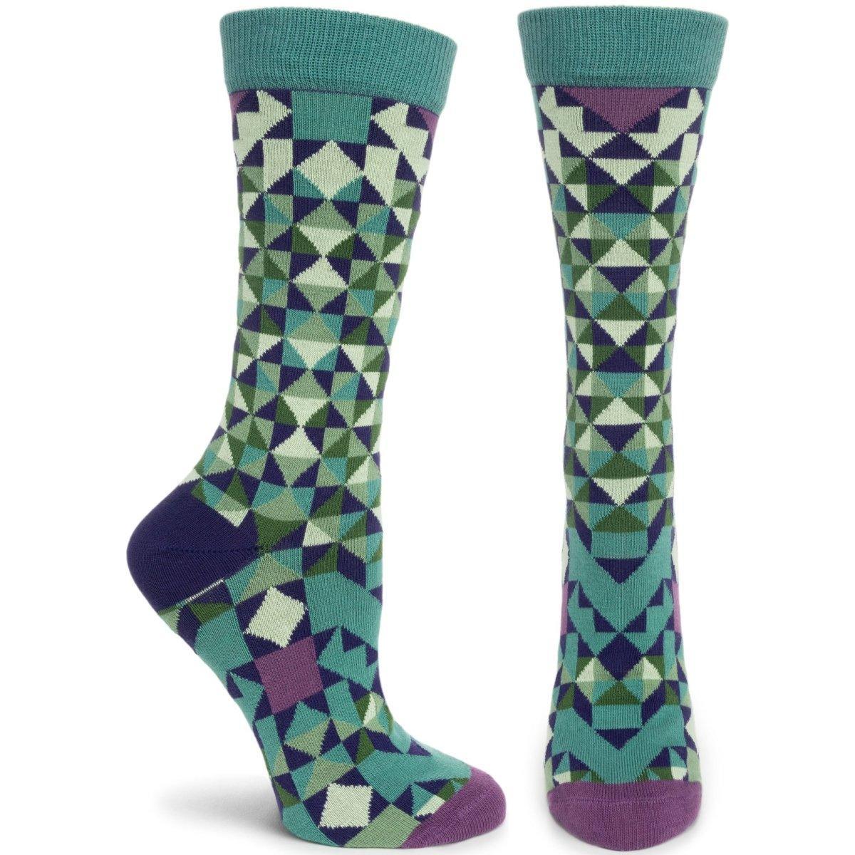 Frank Lloyd Wright 1955 Textile Collection 706 Women's Sock - Ozone Design Inc - The Sock Monster