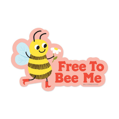 Free Bee Sticker - Seltzer - The Sock Monster