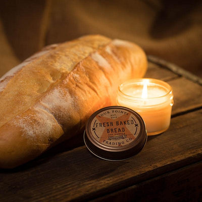 Fresh Baked Bread 4 oz Soy Candle - Four Points Trading Co - The Sock Monster