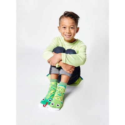 Frog & Turtle | Kids Socks | Mismatched Cute Crazy Fun Socks - Pals Socks - The Sock Monster