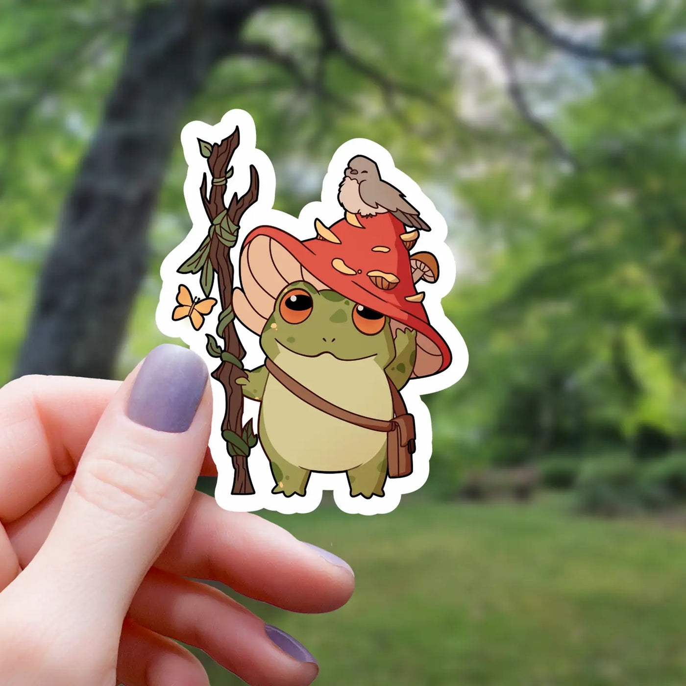 Frog Druid RPG Class | Vinyl Sticker