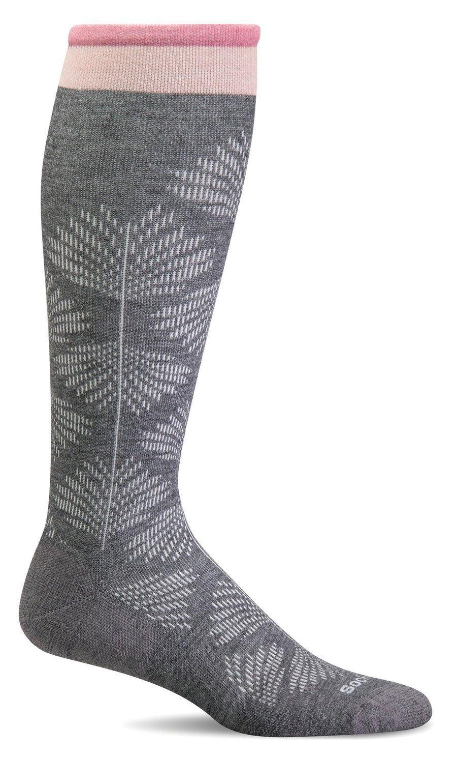 Full Floral | Wide Calf Fit | Moderate Graduated Compression Socks - Sockwell - The Sock Monster