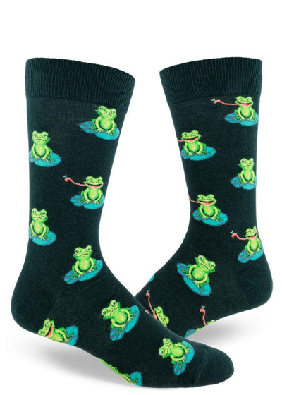 Funny Frog, Men's Crew - ModSock - The Sock Monster