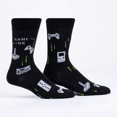 Game On, Men's Crew - Sock It To Me - The Sock Monster