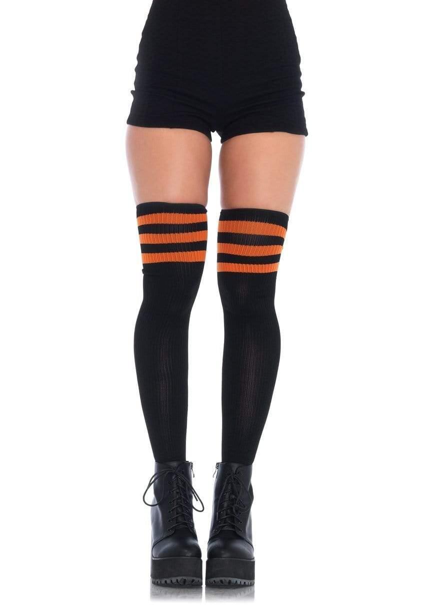 Gina Athletic Thigh High Stockings - Leg Avenue - The Sock Monster