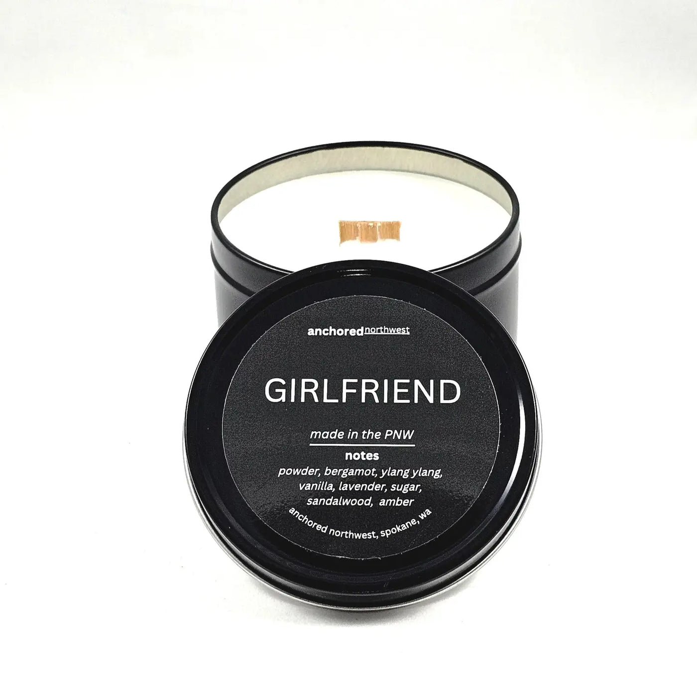 Girlfriend | 6oz Wood Wick | Scented Soy Candle