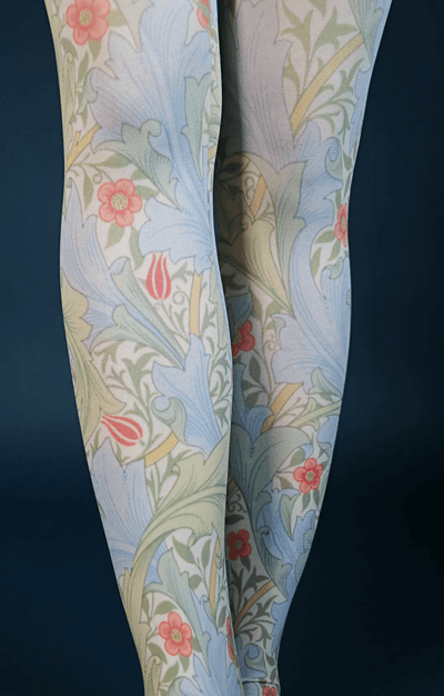 Glanville by William Morris | Printed Tights - Tabbisocks - The Sock Monster